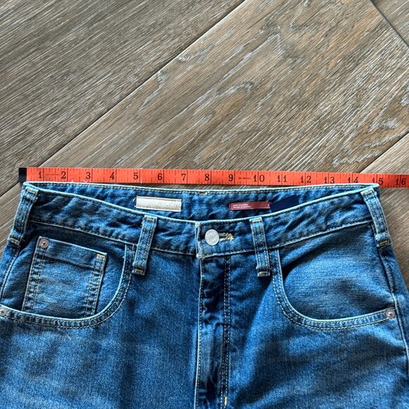 Anthropologie Pilcro The Joey High Rise Distressed Wide Leg denim jeans size 27 - Picture 4 of 15